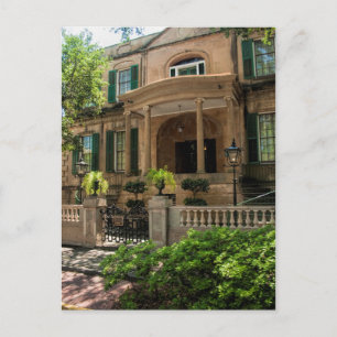 Savannah Georgia Viktorianisch Historisches Haus 2 Postkarte
