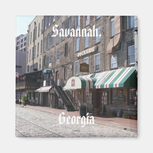 Savannah, Georgien Magnet (Vorne)