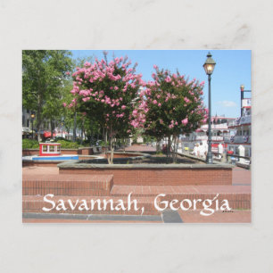 Savannah, Georgien Postkarte