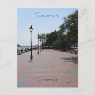 Savannah, Georgien Postkarte