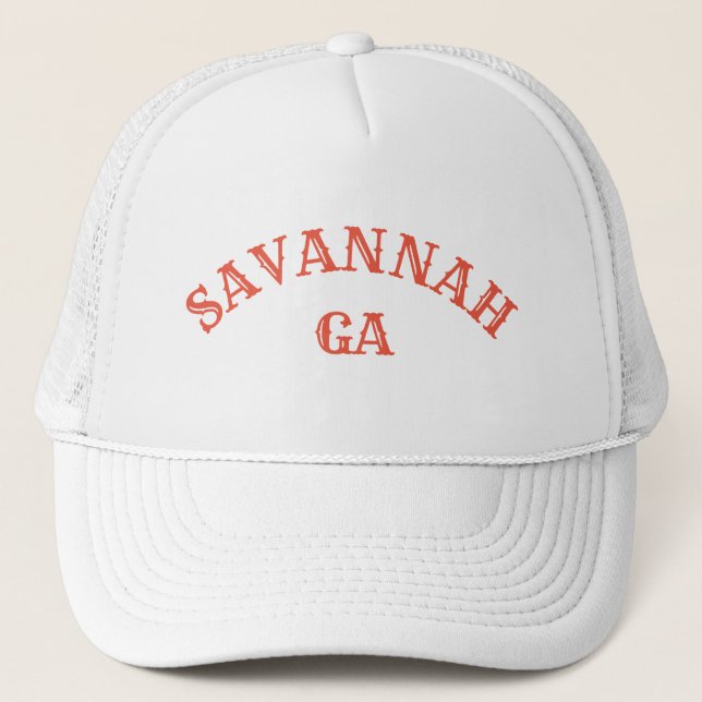 Savannah, Georgien Truckerkappe (Vorderseite)