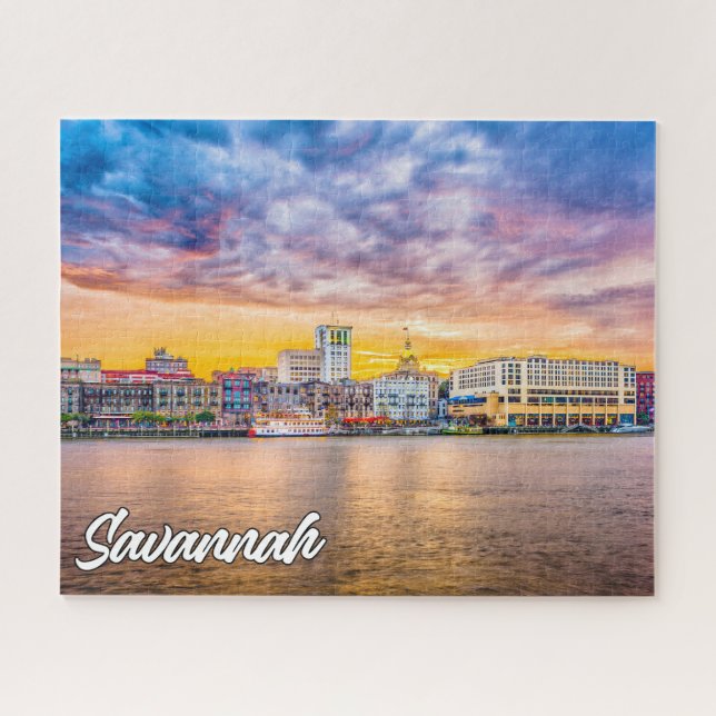 Savannah, Georgien, Vereinigte Staaten Puzzle (Horizontal)
