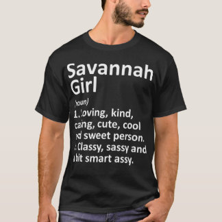 SAVANNAH GIRL GA GEORGIA Funny City Zuhause Roots  T-Shirt
