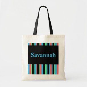 Savannah Hübsch Striping Totbeutel Tragetasche