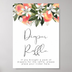 SAVANNAH Kleine Pfirsichdusche Windelwanne Poster