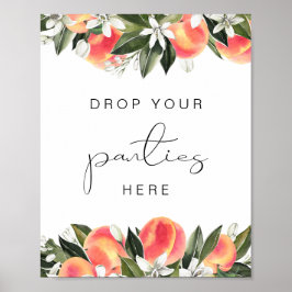 SAVANNAH Peach Bachelorette Panty Game Poster