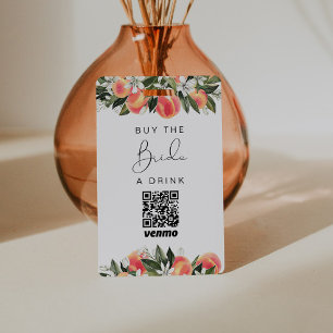 SAVANNAH Pfirsich Kauf der Braut ein Getränk QR-Co Ausweis