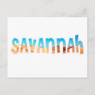 SAVANNAH POSTKARTE