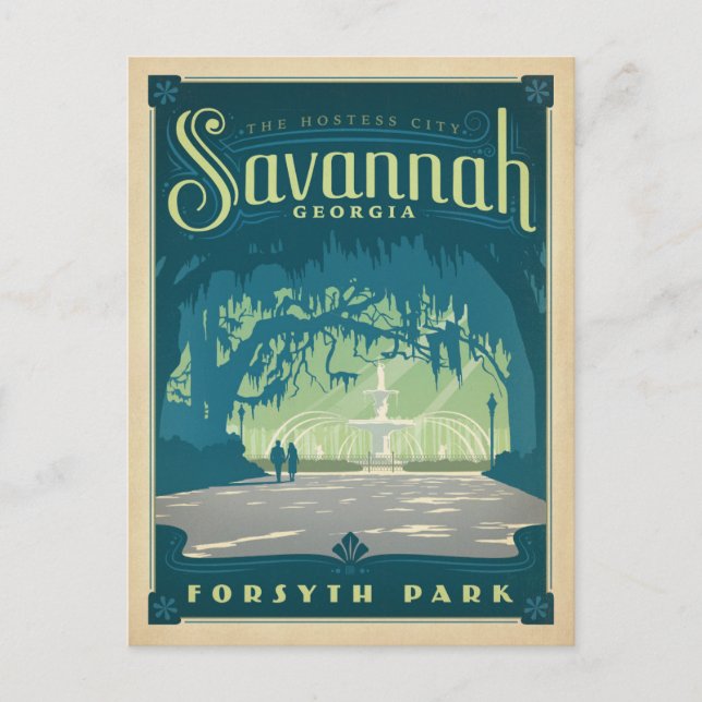 Savannah Postkarte (Vorderseite)