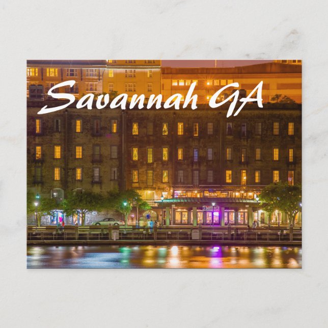 Savannah Postkarte (Vorderseite)