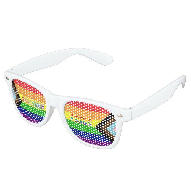 Savannah Pride LGBTQIA+ Feierlichkeiten Sonnenbril Partybrille (Schrägansicht)
