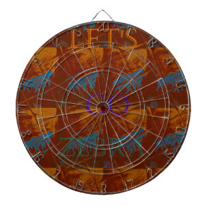 Savannah Safari Lasse Go Zebra Hakuna Matata mot Dartscheibe