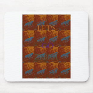 Savannah Safari Lasst uns gehen Zebra Hakuna Matat Mousepad
