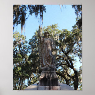 Savannah Series: Bonaventure Friedhof Angel Poster