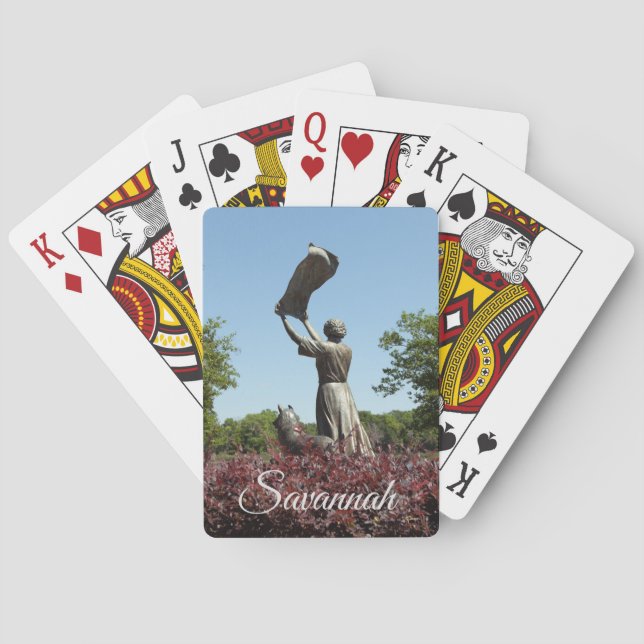 Savannah Spielkarten - Waving Girl (Rückseite)