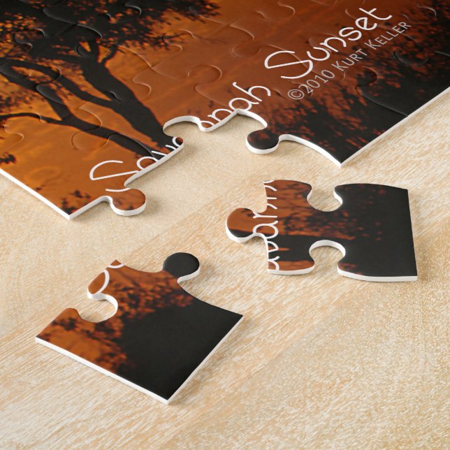 Savannah Sunset Puzzle (Seite)