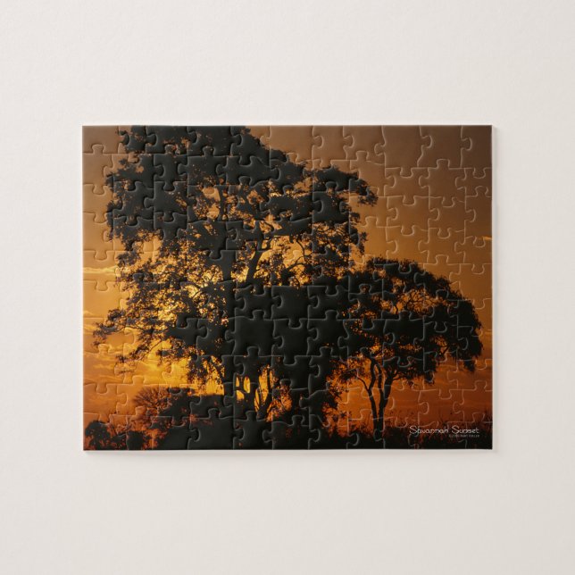 Savannah Sunset Puzzle (Horizontal)