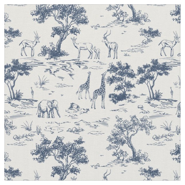 SAVANNAH Toile de Jouy  Stoff (Nahaufnahme)