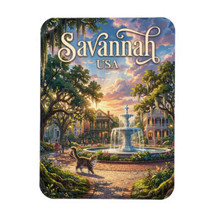 Savannah USA Magnet