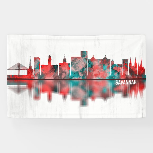 Savannah USA Skyline Banner (Horizontal)