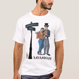 Savannah Vintage Bull Street (Schwules Interesse) T-Shirt