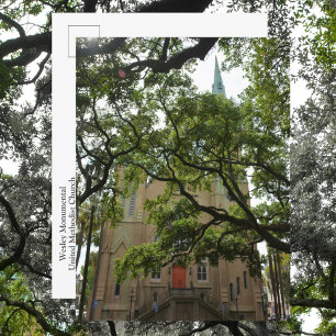 Savannah Wesley Monumental United Methodist Kirche Postkarte
