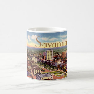 Savanne, Ansicht 1940 Georgia Birdseye Tasse