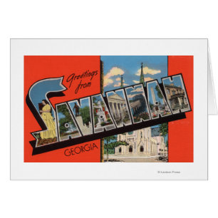 Savanne, Georgia - große Buchstabe-Szenen 2