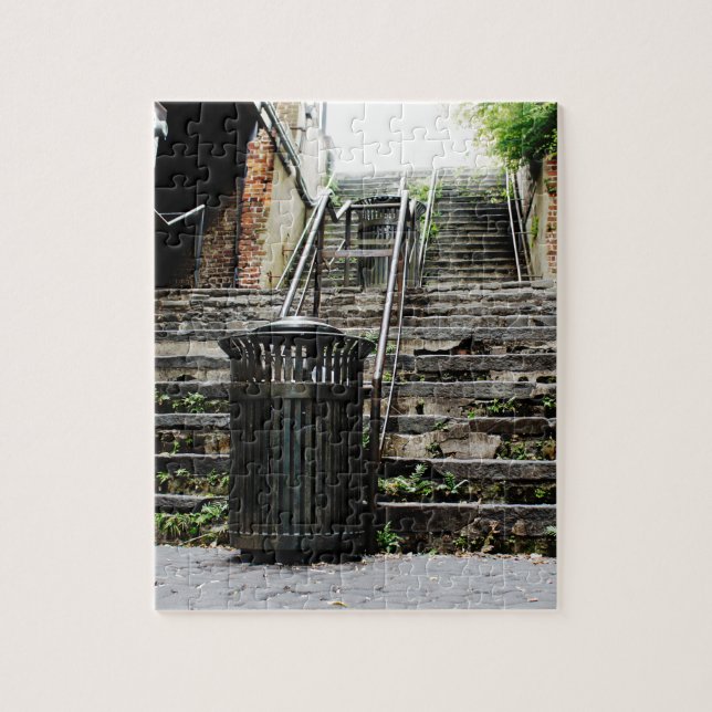 Savanne Georgia in die Stadt historisch Puzzle (Vertikal)