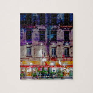 Savanne georgia Stadt usa Ufer Abend Fluss Puzzle