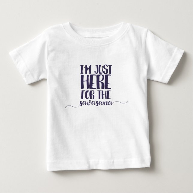 savasana baby t-shirt (Vorderseite)