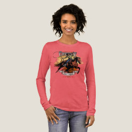 Save A Horse; Ride A Cowboy | Women Long Sleeve Tri-Blend Shirt