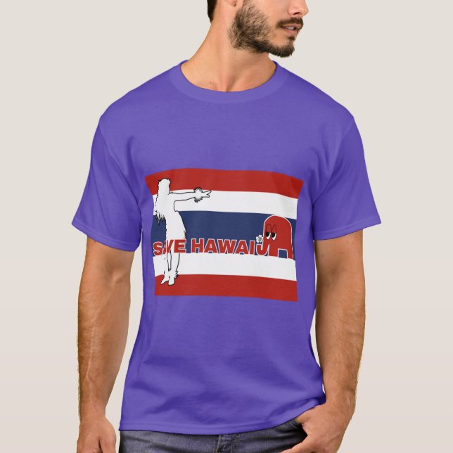 Save Hawaii and Vote Republican T-Shirt (Vorderseite)