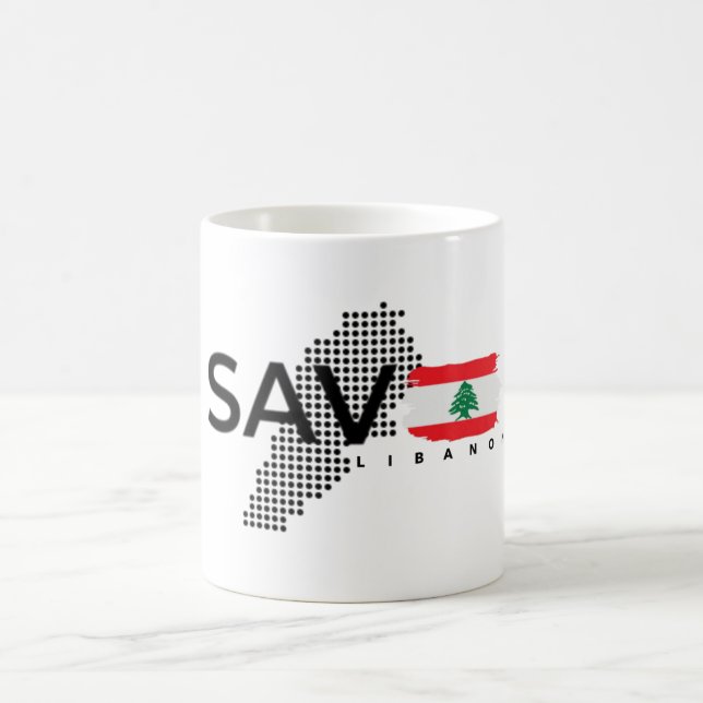 Save Libanon Mugg Kaffeetasse (Mittel)