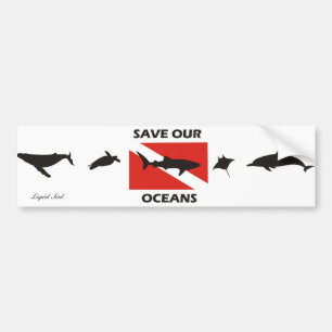 Save Our Oceans - Sticker Autoaufkleber