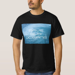 SAVE OUR OCEANS WAVE SURF TEE SHIRT