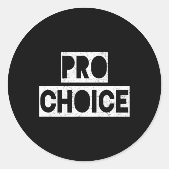 Save Roe Feminism Safe Abortion Pro Choice  Runder Aufkleber (Vorderseite)