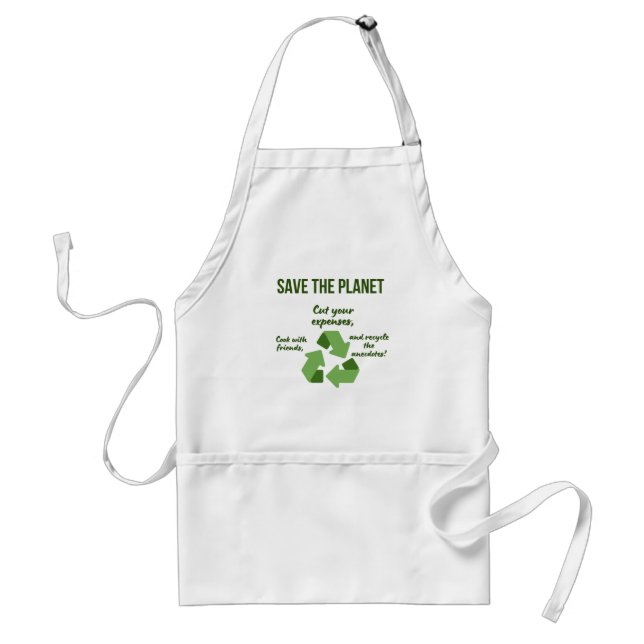 Save, Share, and Recycle Schürze (Vorne)