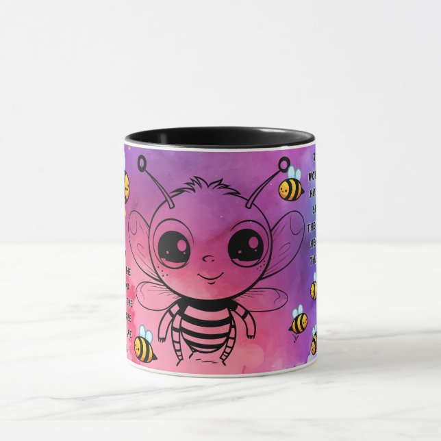 Save the Bees Inspirational Bee Honey Lover Gift  Tasse (Zentrum)