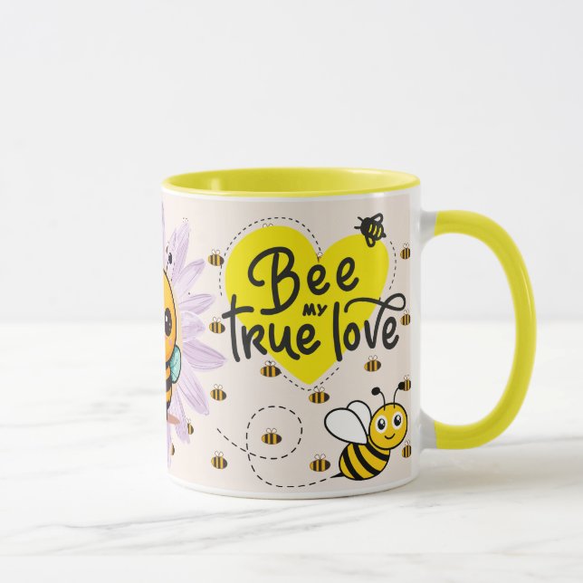 Save the Bees Inspirational Bee Honey Lover Gift  Tasse (Rechts)