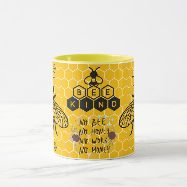 Save the Bees Inspirational Bee Honey Lover Gift  Tasse (Zentrum)