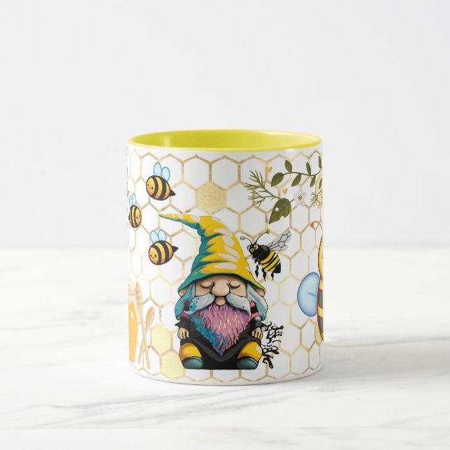 Save the Bees Inspirational Bee Honey Lover Gift  Tasse (Zentrum)