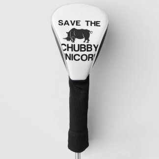 SAVE THE CHUBBY UNICORN RHINO GOLF HEADCOVER