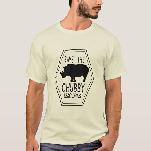 Save The Chubby Unicorns T-Shirt (Vorderseite)