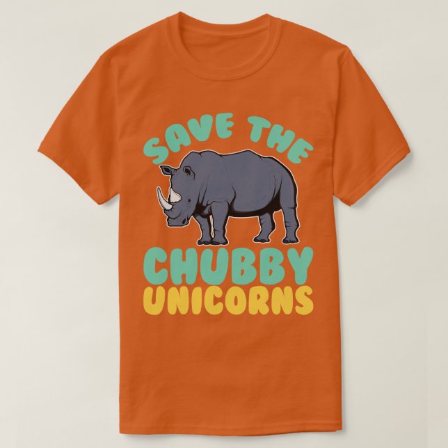 Save The Chubby Unicorns T-Shirt (Design vorne)