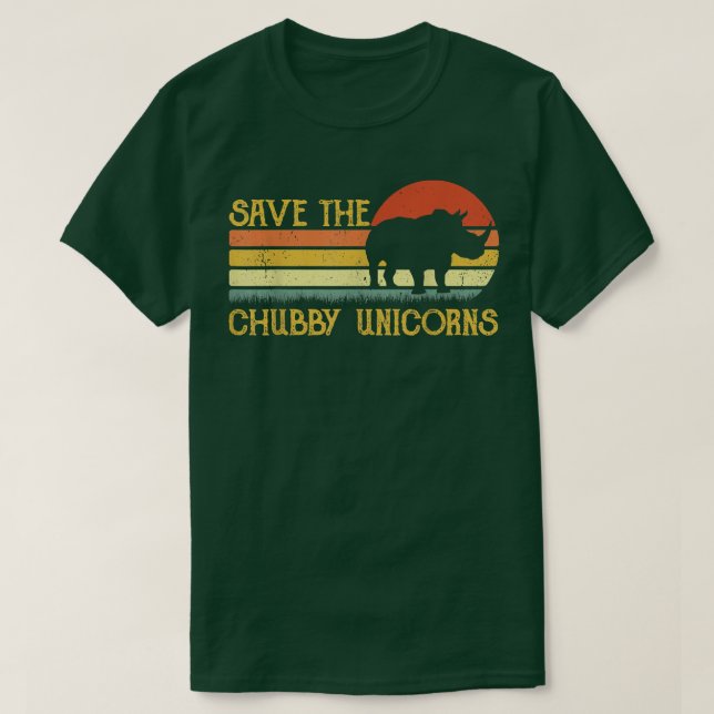 Save the Chubby Unicorns T-Shirt (Design vorne)