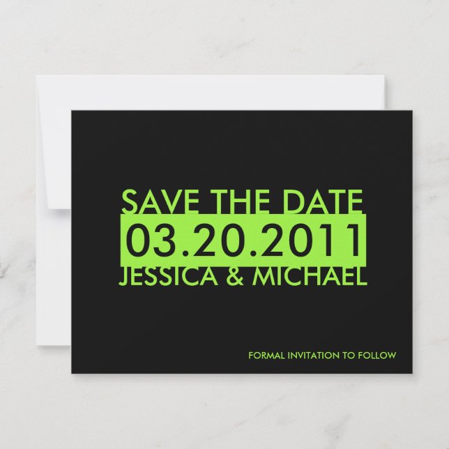 Save the Date (Vorderseite)