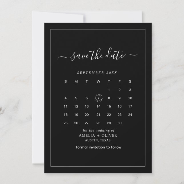 ....  SAVE THE DATE (Vorderseite)