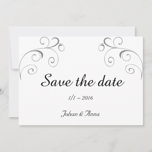 Save the date (Vorderseite)