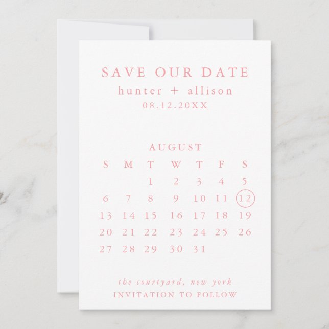 Save the Date (Vorderseite)